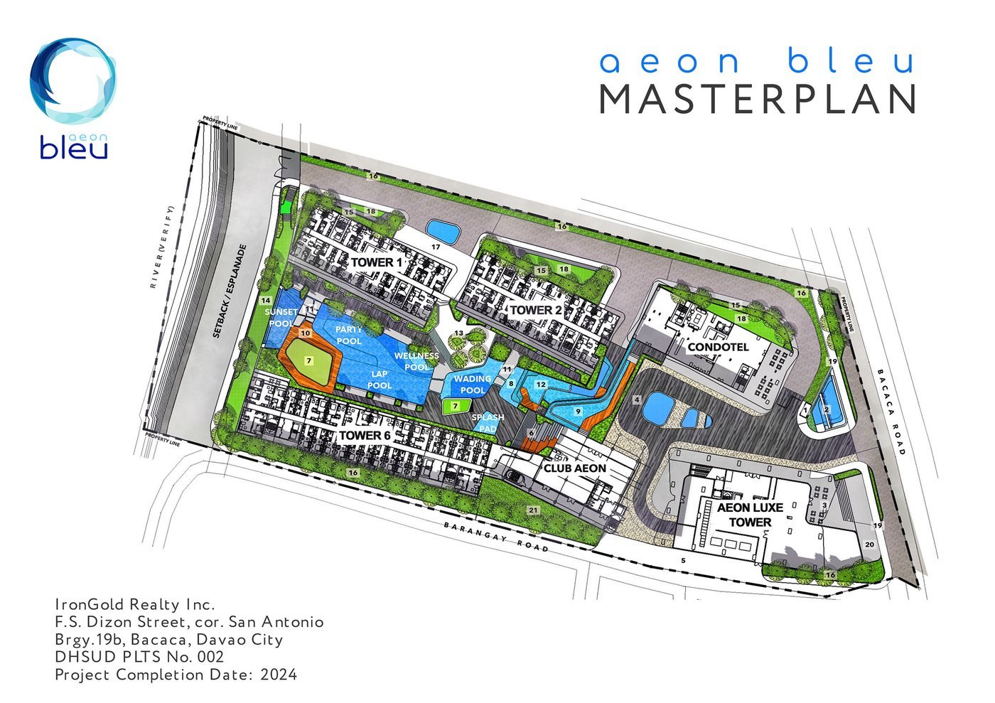 Aeon Bleu master plan