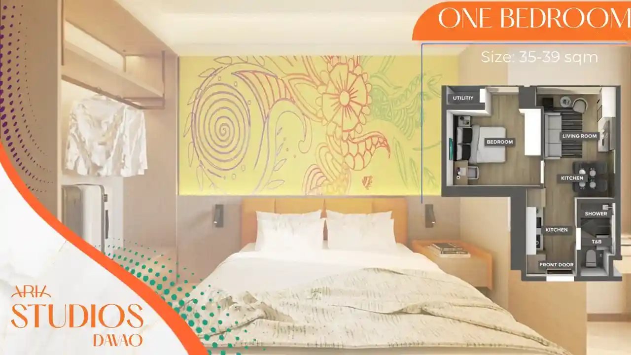 1-Bedroom (Garden / Pool View) floor plan