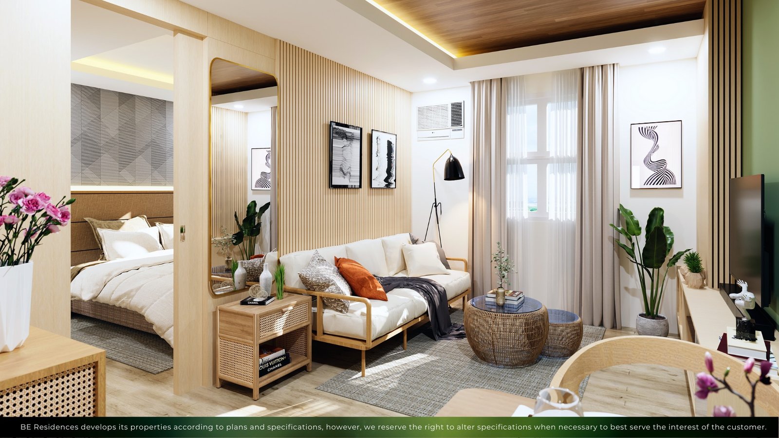 1-bedroom unit (artist's perspective)