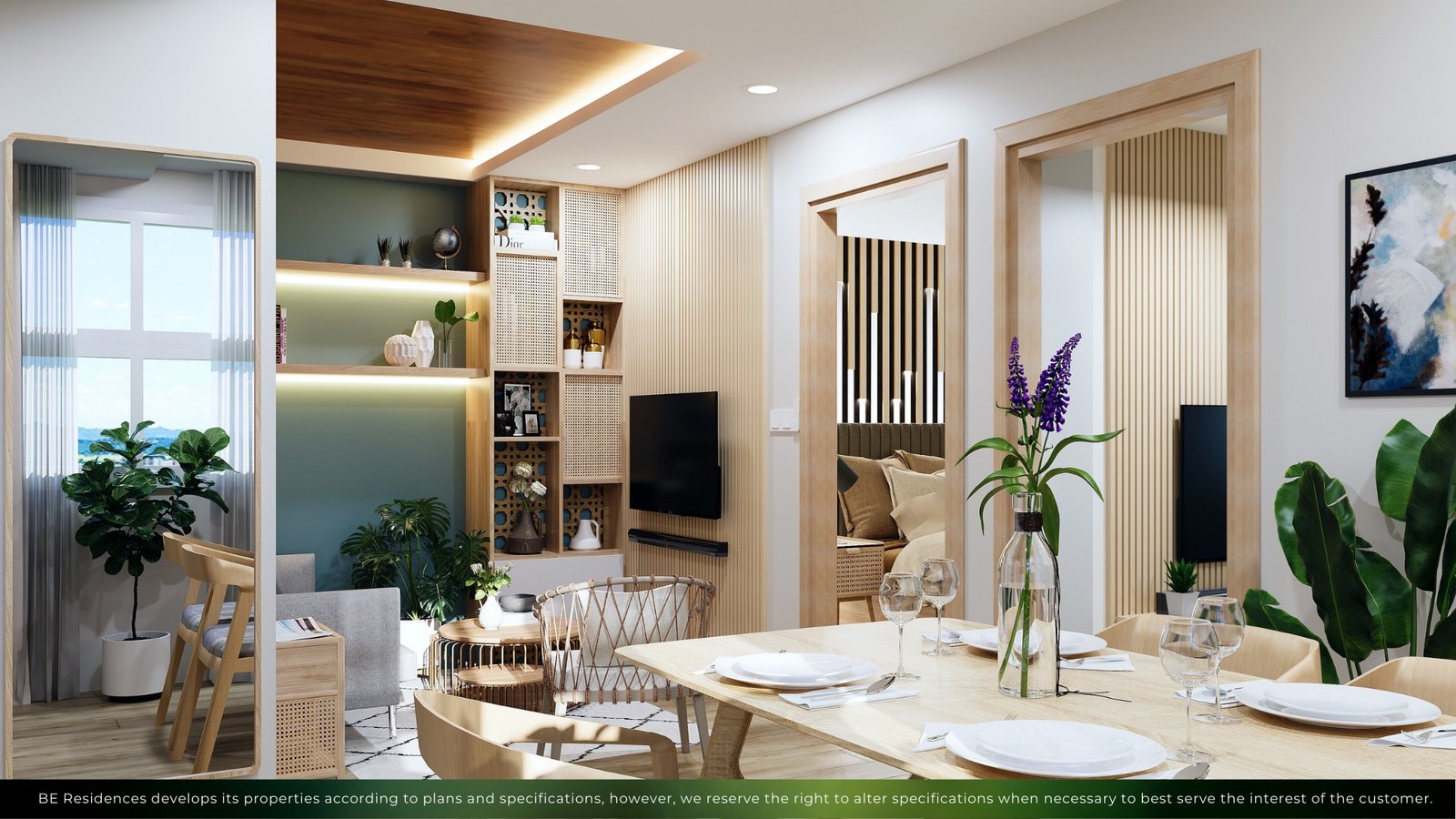 2-bedroom unit (artist's perspective)