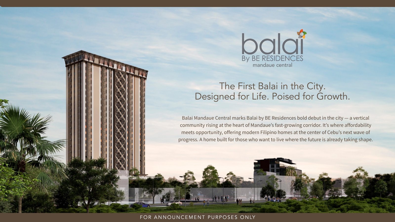 Balai Mandaue Central tower (artist's perspective)