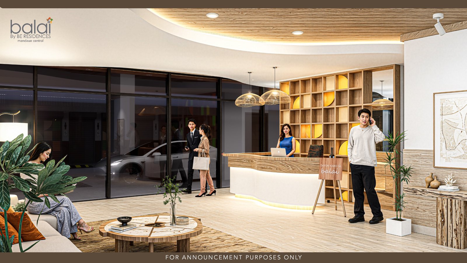 Residential lobby (artist's perspective)