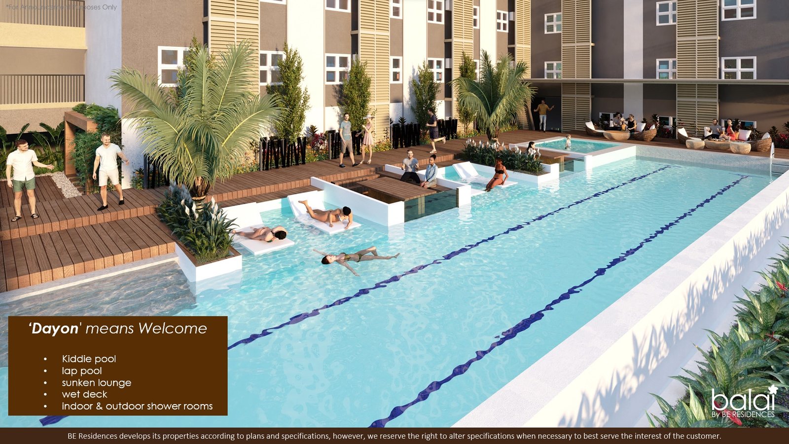 Dayon pool deck (artist's perspective)
