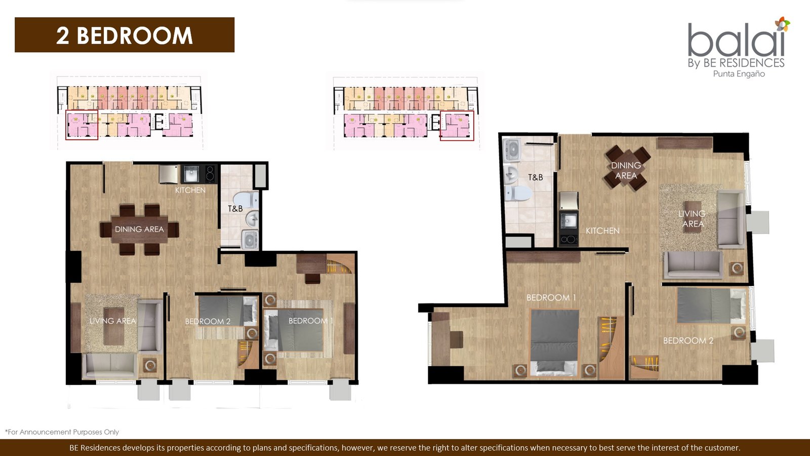 2 Bedroom