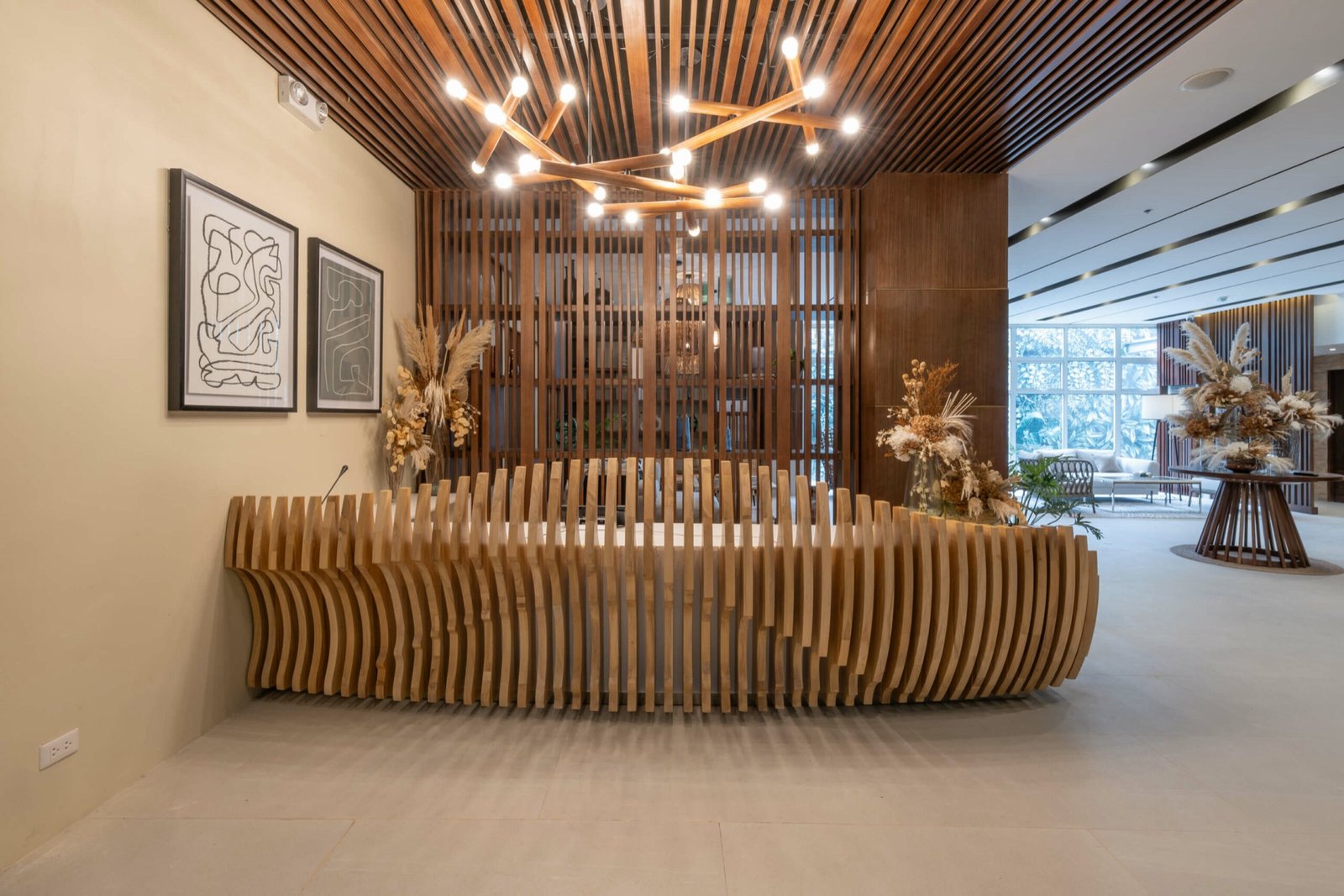 Lobby reception (actual photo)