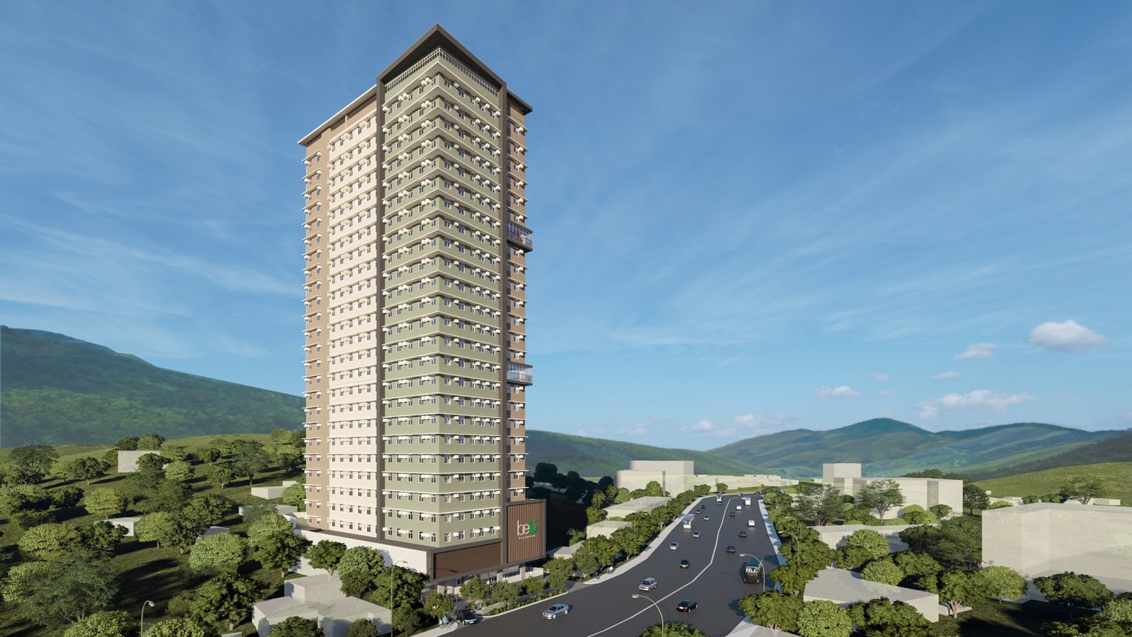 Tower along Gov. M. Cuenco Ave. (artist's perspective)