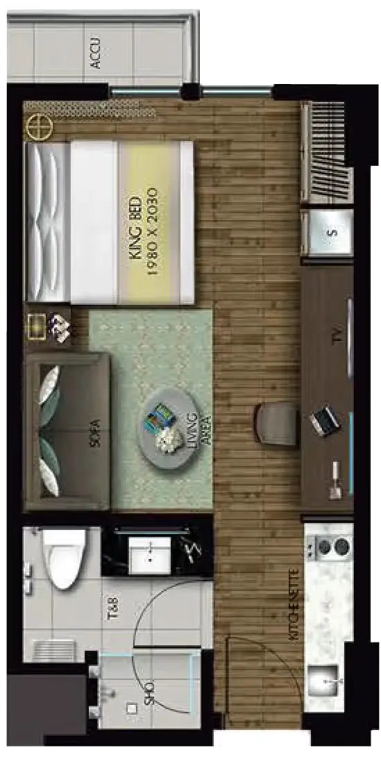 Studio Residence floor plan