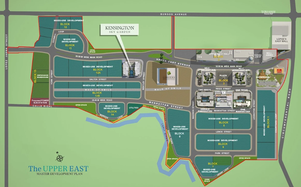 Kensington Sky Garden — Location Map