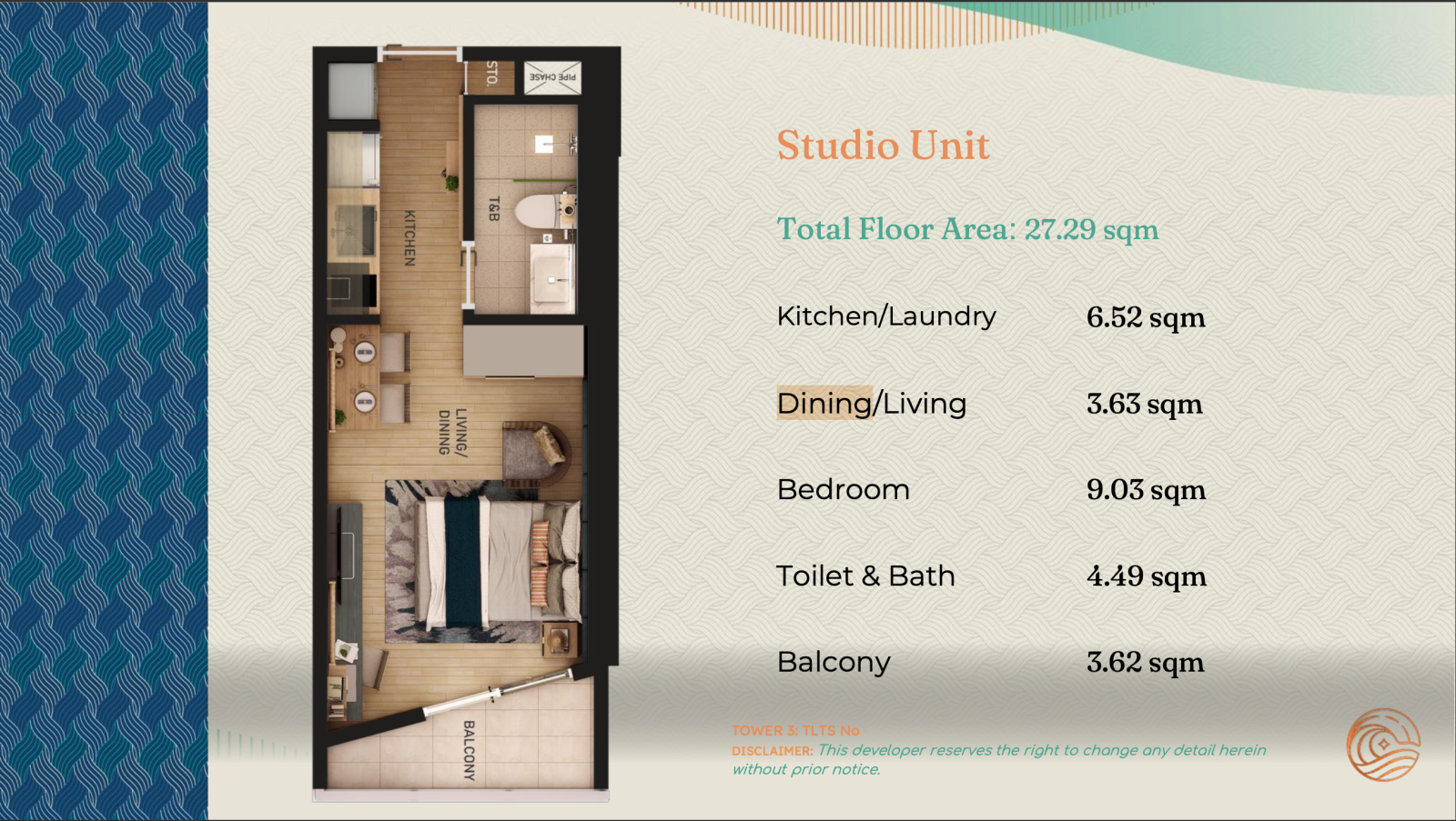 Studio Unit Layout