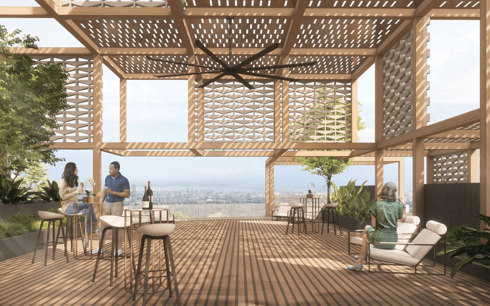 Clubhouse function space (artist's perspective)