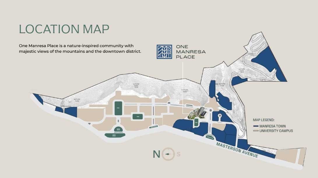 One Manresa Place — Location Map