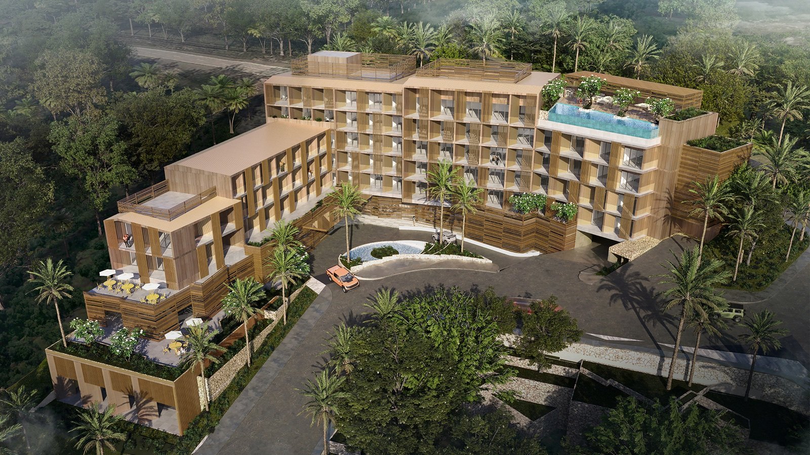 Hotel exterior (artist's perspective)
